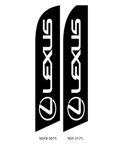 Lexus auto dealer swooper flag