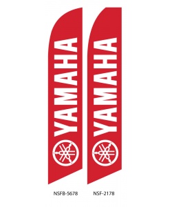 Yamaha Motorcyles seller swooper flag