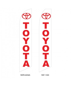 Toyota dealer swooper flag