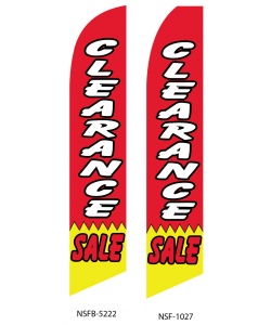 Clearance sale store sign