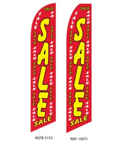 sale sale sale swooper flag banner