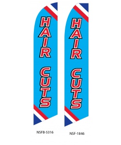 Hair cuts swooper flag