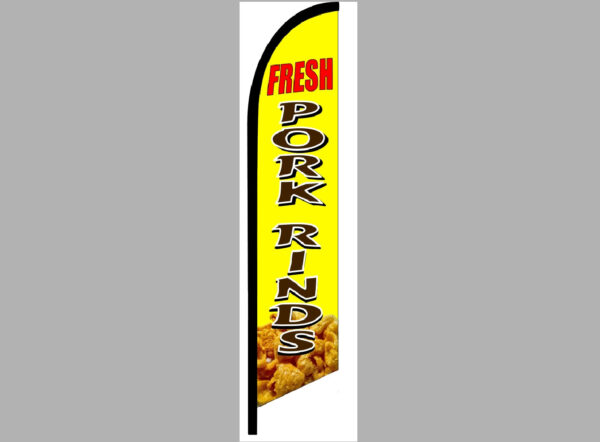 FRESH PORK RINDS swooper flag KIT